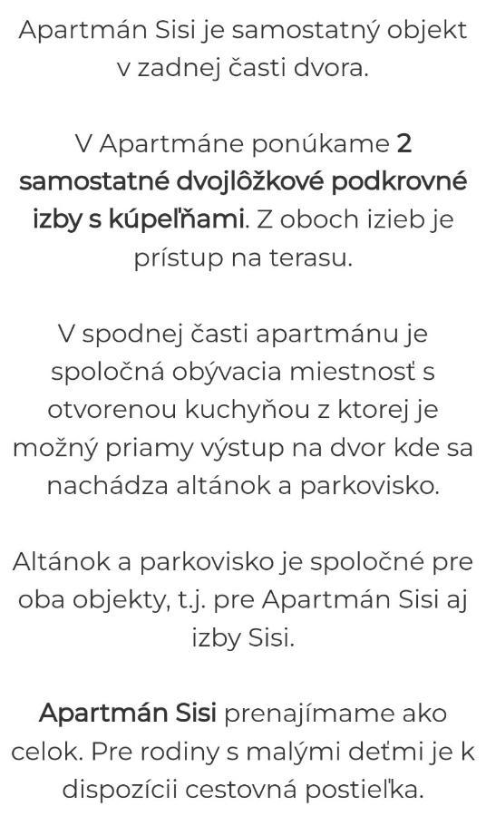 Apartman Sisi Káposztafalva Kültér fotó